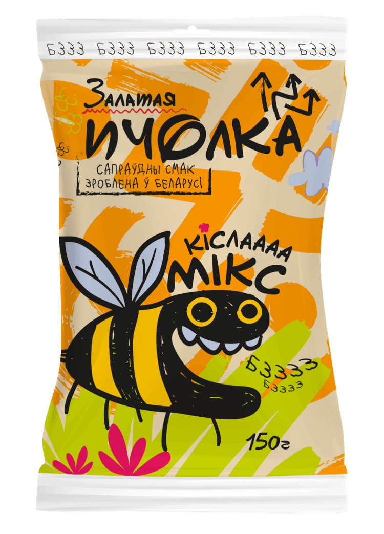 Конфеты «Залатая пчолка. Кiслы смак»