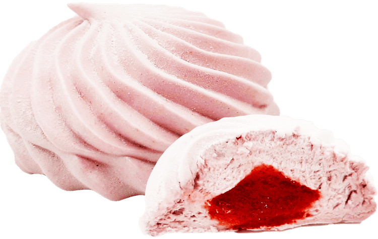 Зефир с вишневой начинкой