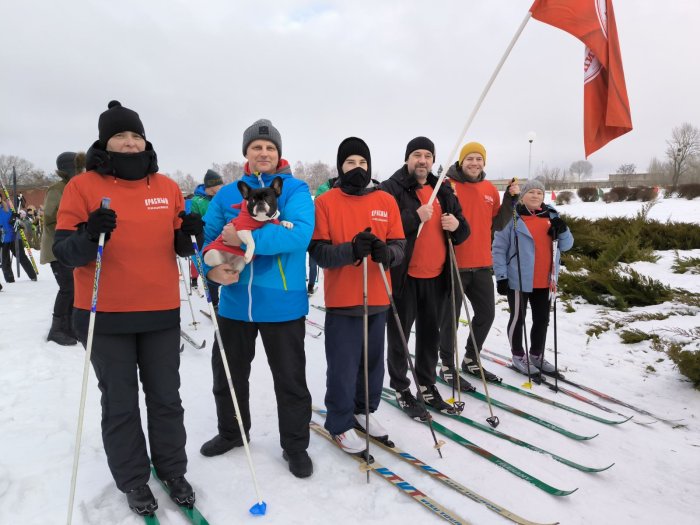Работники "Красного пищевика" приняли участие в "Бобруйской лыжне-2024"