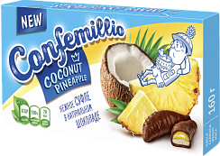 Sweets TM Confemillio with coconut and pineapple flavors