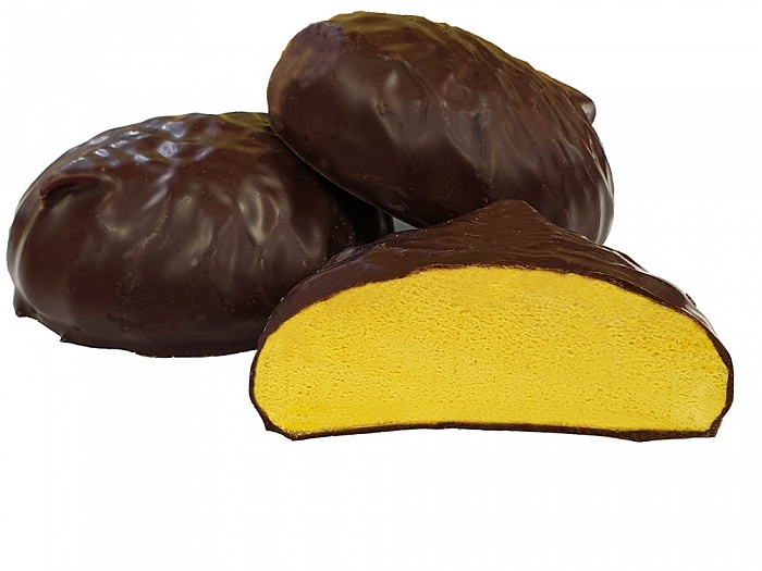 Chocolate-covered zefir "Lemon flavour" 